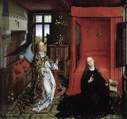 Rogier van der Weyden Angel messenger oil painting artist